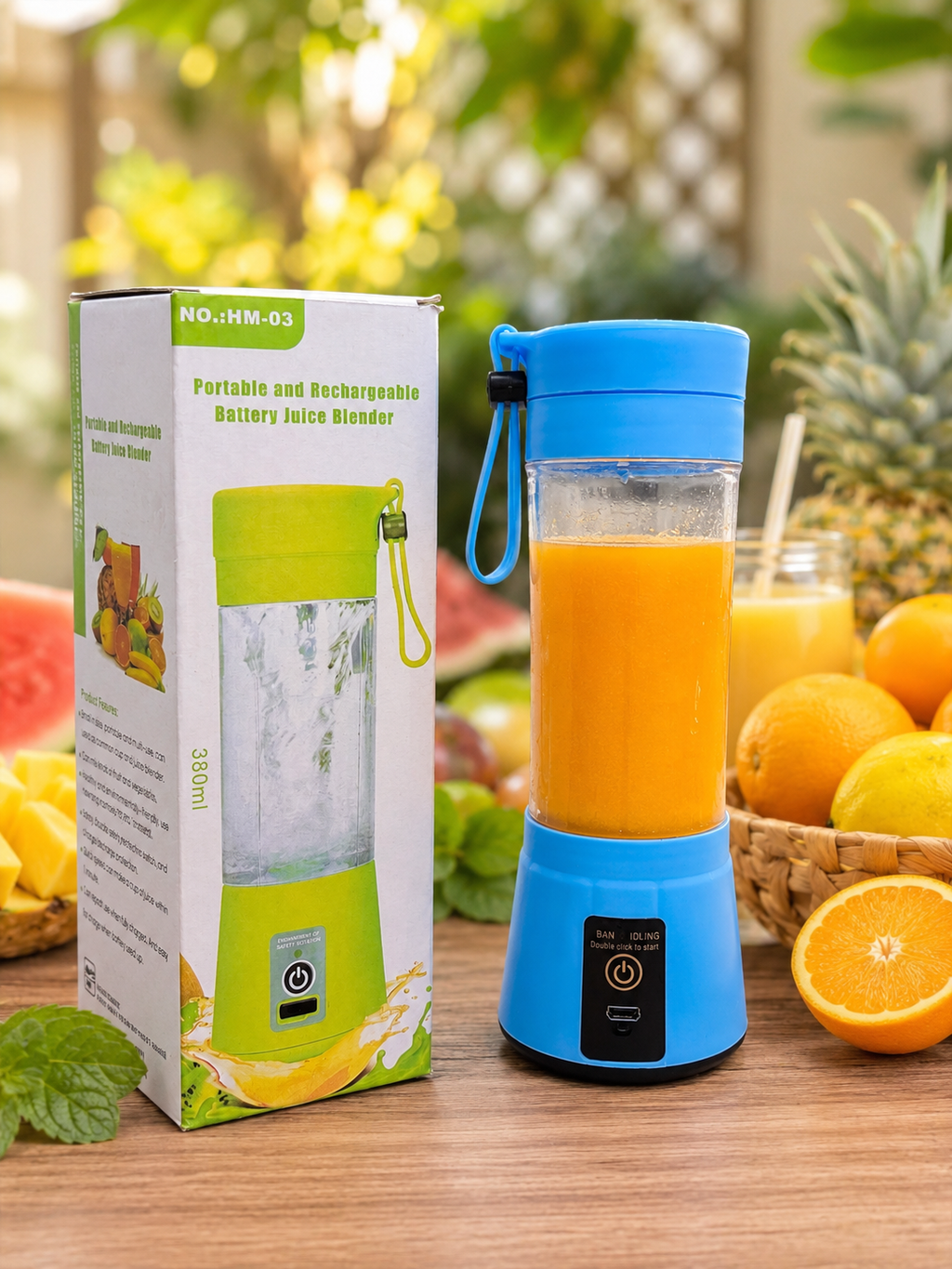 Portable Electric Juicer USB Rechargeable Blender Cup – Fresh Juice Maker