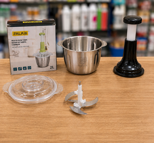 Falari Manual Vegetable Chopper – Multi-Functional Hand Pull Food Chopper